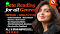 beta read your manuscript with inline comments and report top rated