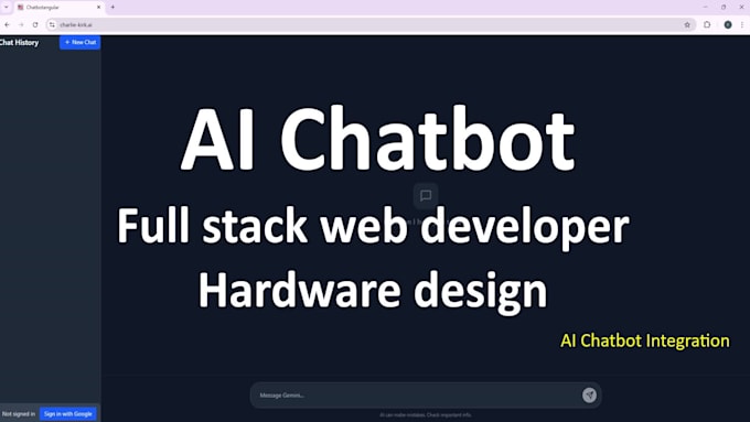 ai developer full stack web developer cloud engineer hardware design