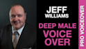 record a deep american male voice over with or without grit