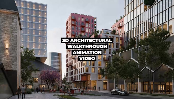 create architectural 3d walkthrough animation video