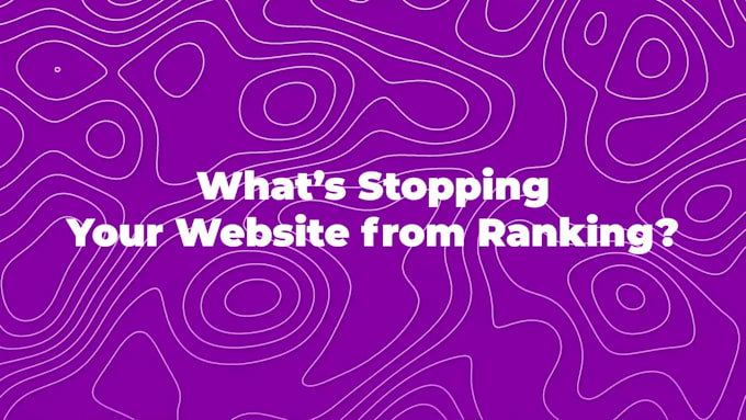 do in depth website audit including technical SEO