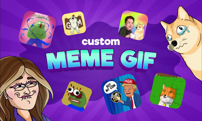 create short crypto meme animations