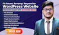 fix css issues redesign revamp customize wordpress website