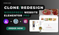clone copy or duplicate website into wordpress