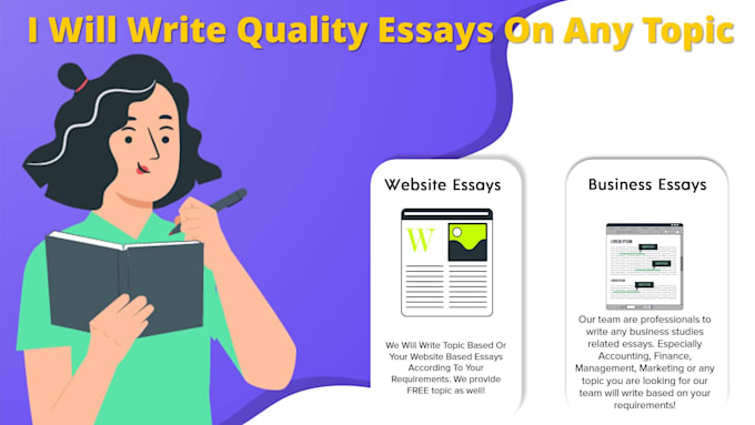 write quality essays on any topic