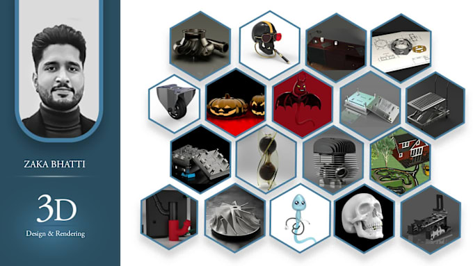 3d modeling and 2d drawing in solidworks, fusion 360, catia, creo, inventor