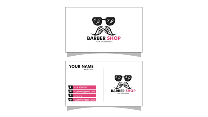 professional creative business visiting card design vector
