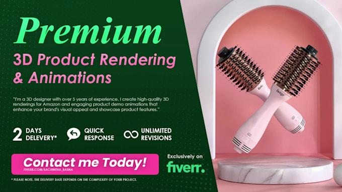 create photorealistic 3d product renderings for marketing