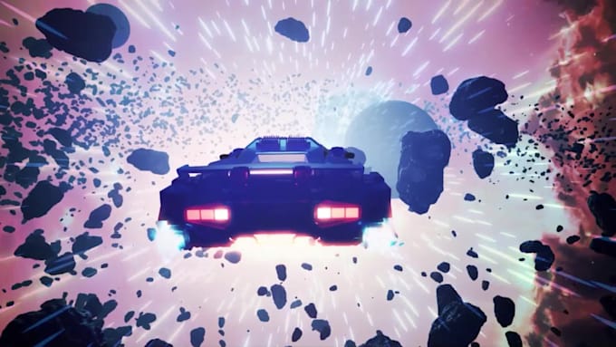 create a custom outer space or galaxy animation for your music video