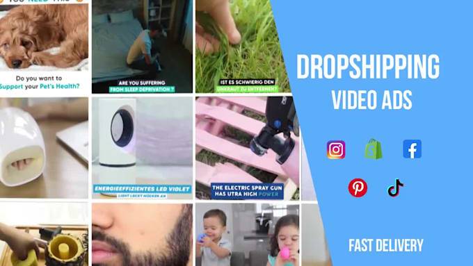 create viral dropshipping video ads for facebook and tiktok