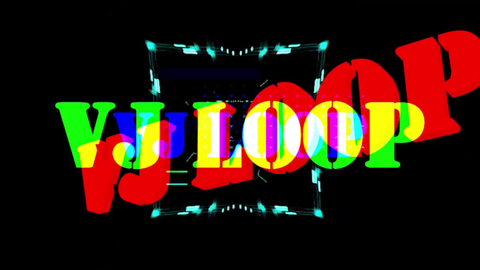do custom vj loop dj visual loop animation