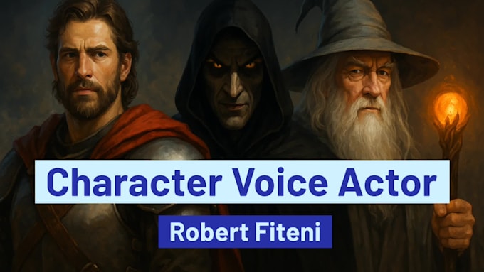 voice your dnd, rpg, and fantasy game npc characters