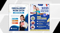 create premium school posters, educational flyer and banner