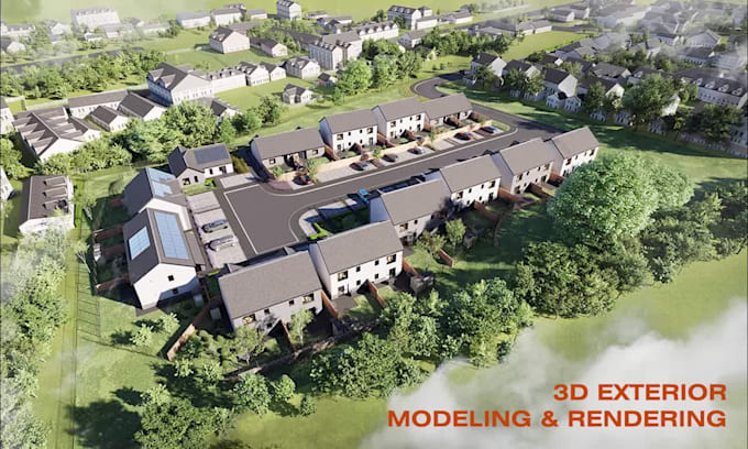 offer 3d exterior modeling and rendering