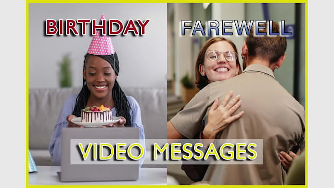 do birthday and farewell video editing