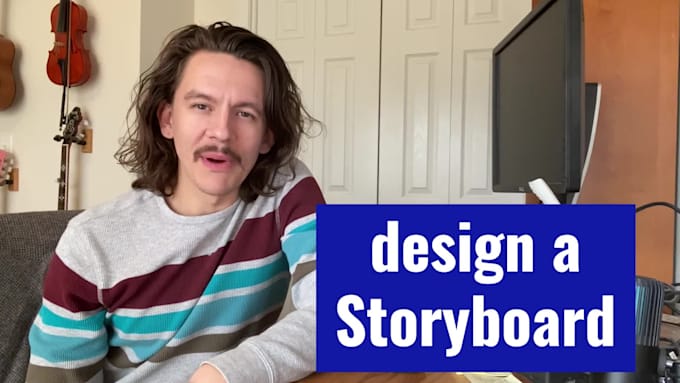 make a written storyboard chapter for elearning  instructional design