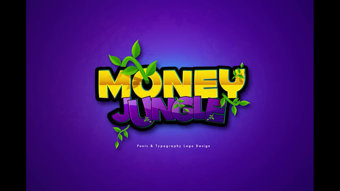 design typography, custom font and text logo for you
