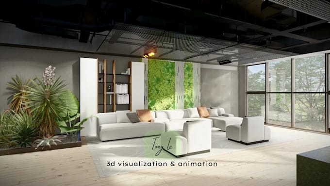 render high quality image and animation of interiors