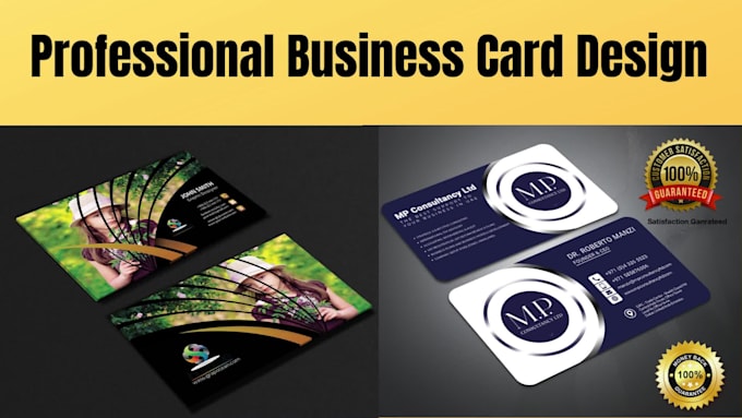 do 3 different professional business card design  within 24 hours