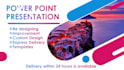 design professional, branded powerpoint presentations with modern infographics