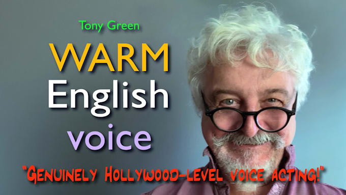 record a professional english voice over, warm, convincing