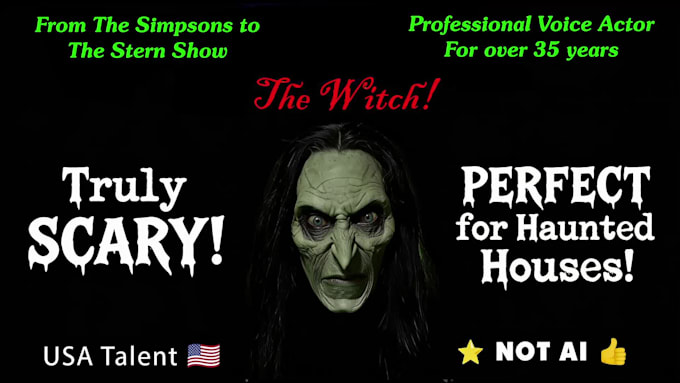 record a truly scary witch voice for any project