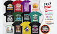create custom graphic t shirt design for you