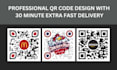 do premium qr code, qr codes generator and qr code design with your logo