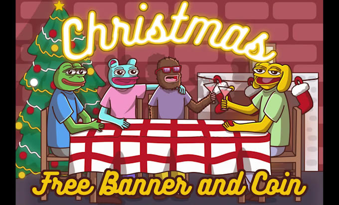 custom funny meme coin art for your website and social media