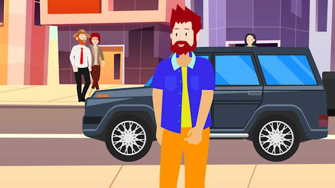 create 2d story animation video