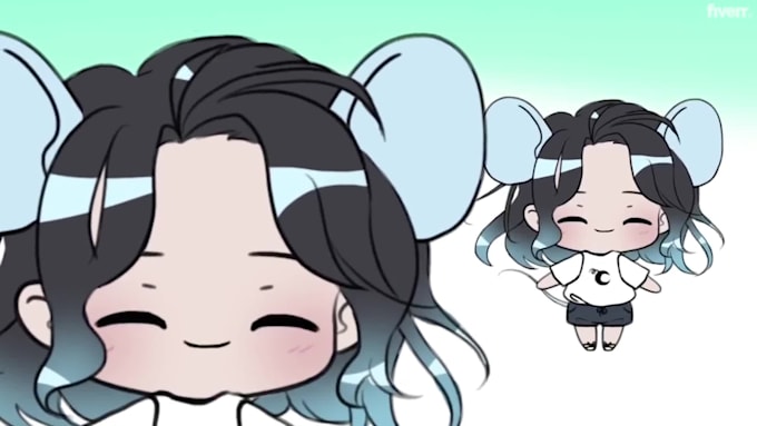 create a chibi style vtuber character just for you