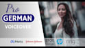 record a professional female german voice over for you