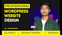 design and develop a professional wordpress website