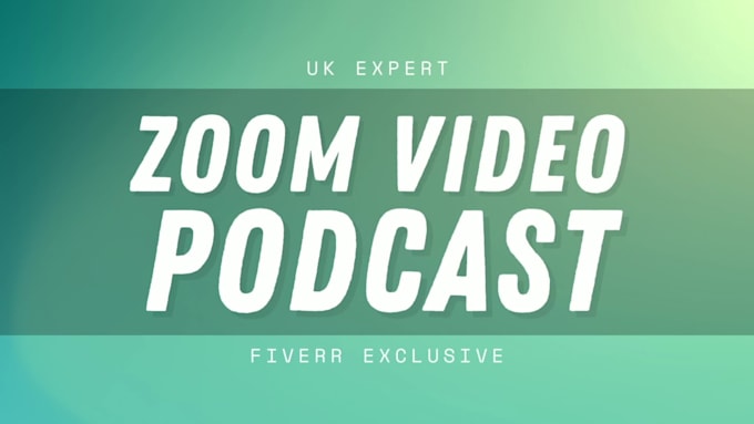 edit your zoom recording or interview