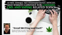 write SEO optimized and unique cbd, marijuana, and vaping articles and blogs