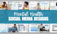 create engaging mental health social media designs