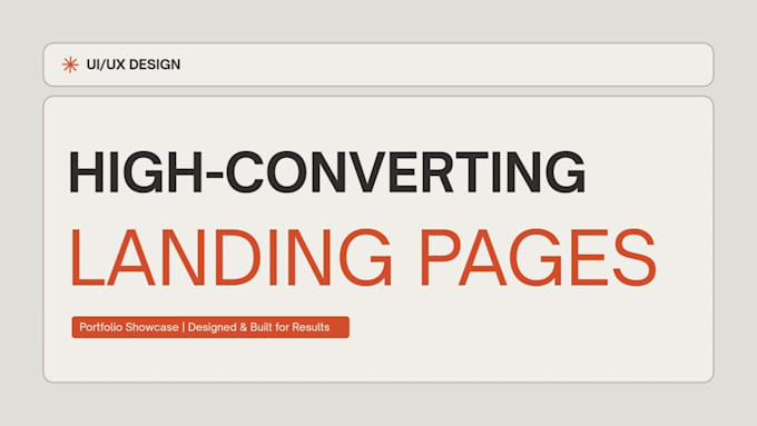 build a high converting landing page with working forms