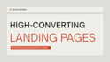 build a high converting landing page with working forms