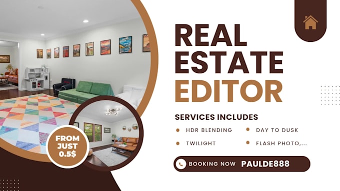 do hdr real estate photo editing professionally