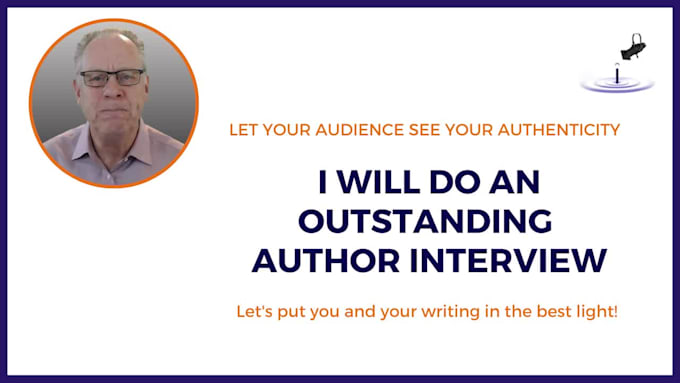 do an outstanding author interview