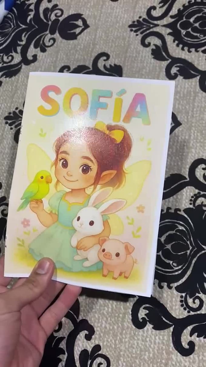 realizare una revista para colorear personalizada