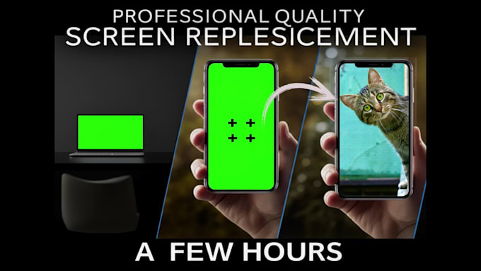 realistic screen replacement, removal, and advanced tracking vfx