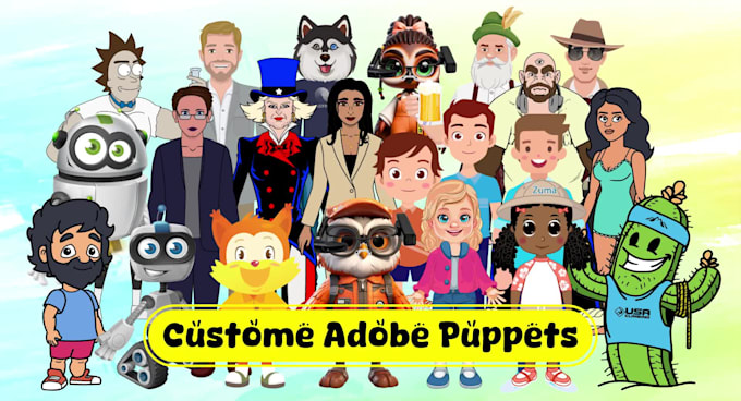 create an adobe character animator puppet rigging