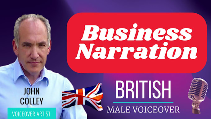 voiceover a business script in authentic british accent fast VIP service