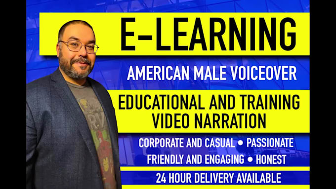 voice your next elearning, or training video