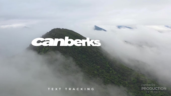 do cinematic 3d text tracking