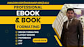 make good book interior design or layout book interior, book formatting