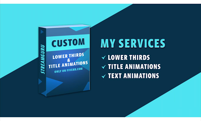 Design Fully Custom Lower Thirds And Title Animations By Streamguru Design Fully Custom Lower Thirds And Title Animations By Streamguru