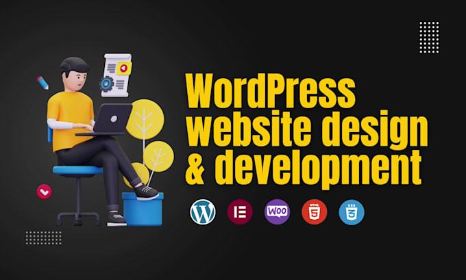 create an elementor landing page and redesign wordpress