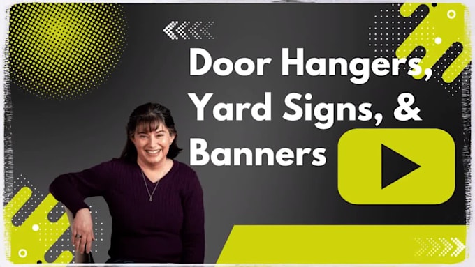 design a custom real estate yard sign